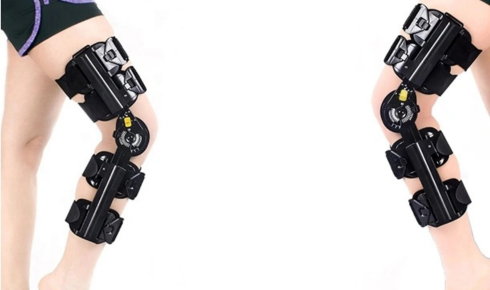 hinged patella knee brace